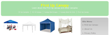 First Up Canopy Website Logo