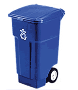 rubbermaid brute commercial trash container
